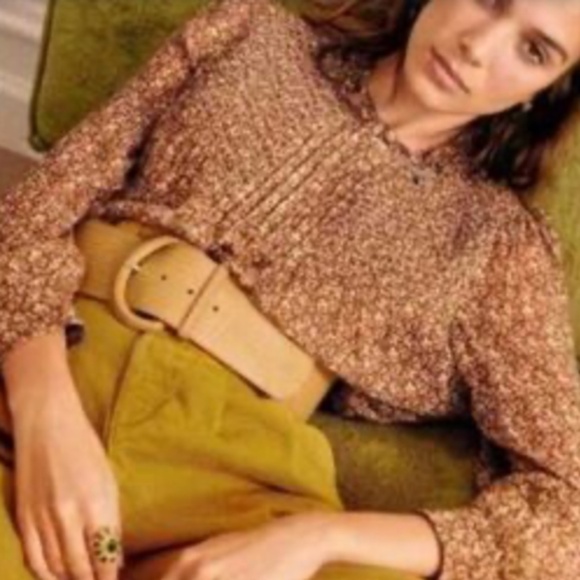 Sézane Mirta Blouse Calanques print 36(4) - Picture 1 of 5